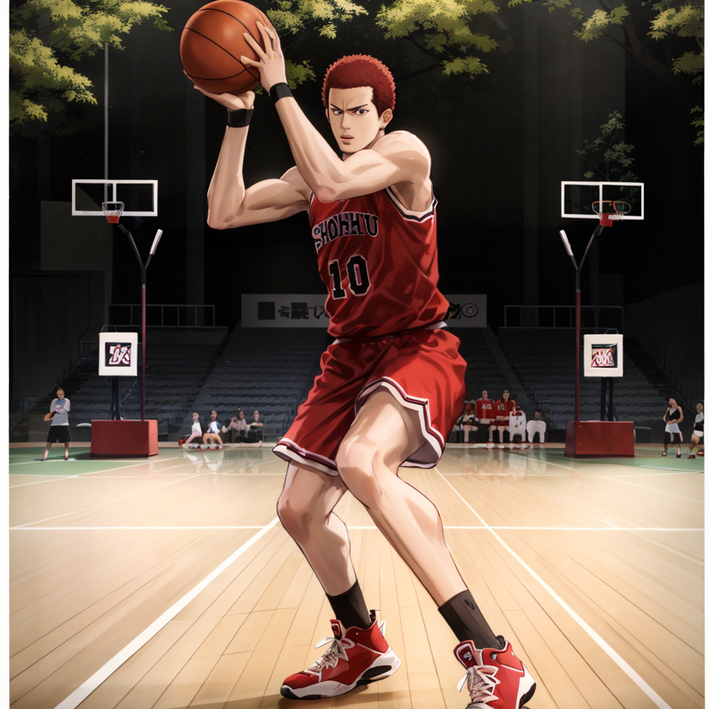 27529-2523059430-mastepiece,best quality,1boy,basket court,outdoor,short hair,SOLO,shoot_basketball,black eyes,sakuragi hanamichi, _.png